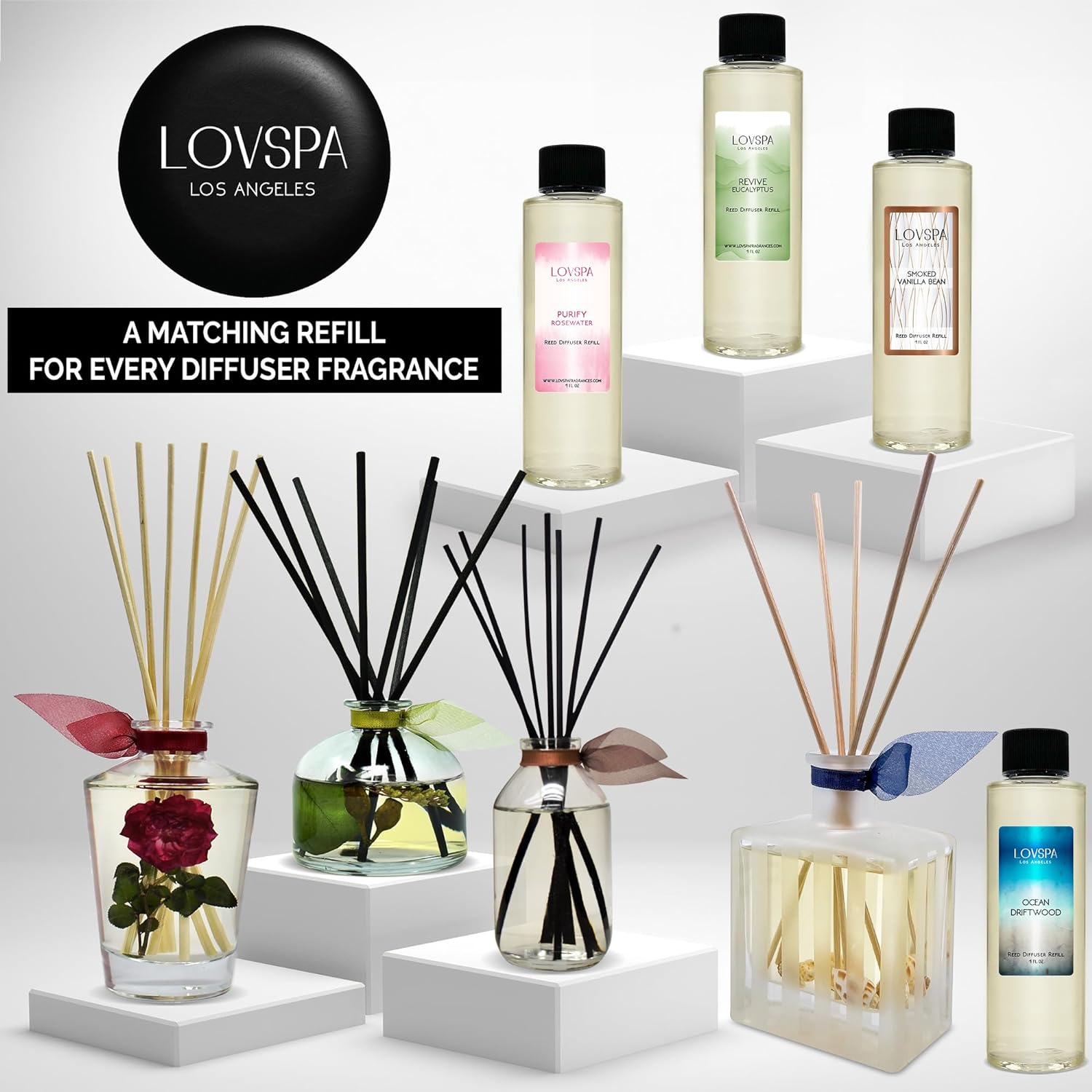 LOVSPA Clarity Spicy Apple Cinnamon Reed Diffuser Oil Refill 4 oz