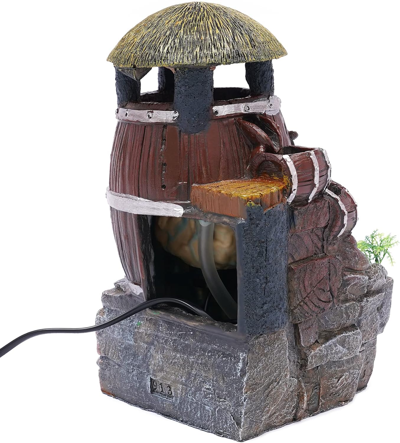 Tabletop Water Garden Zen Fountain with LED Light