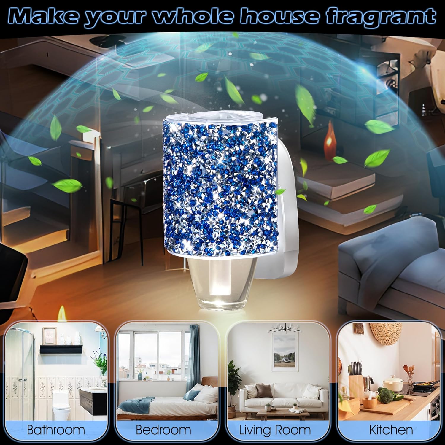 Hohean Wall Fragrance Plug In with Night Light