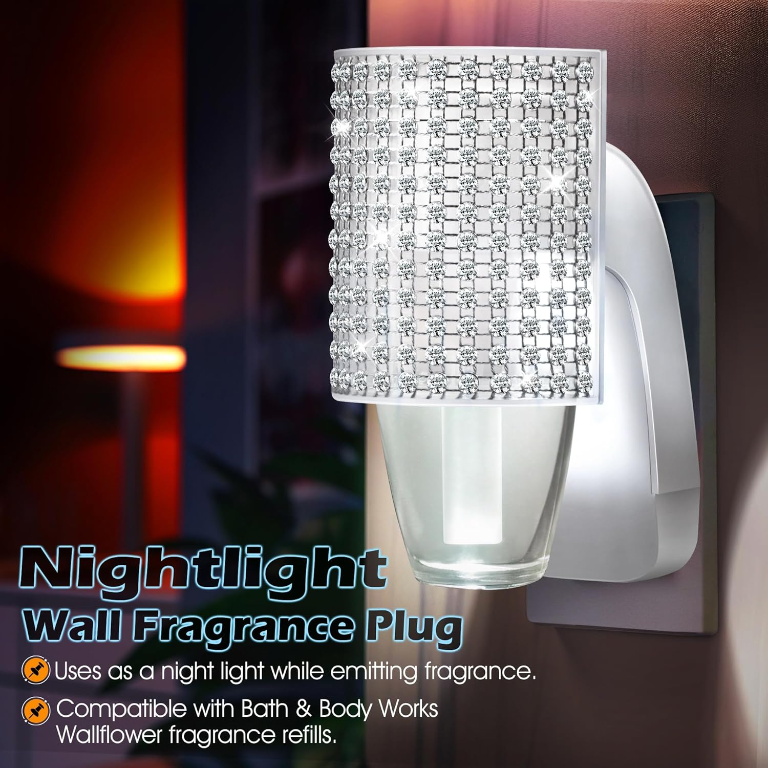 Hohean Wall Fragrance Plug In with Night Light 1