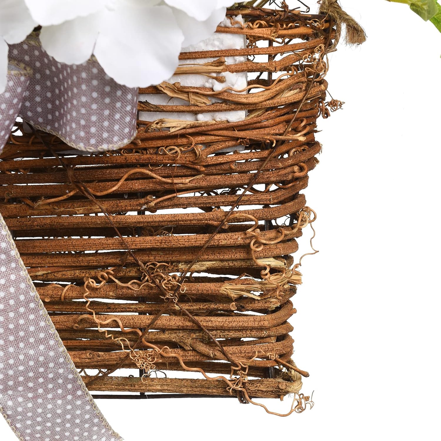 IUIBMI Spring Flower Door Wreath Decor