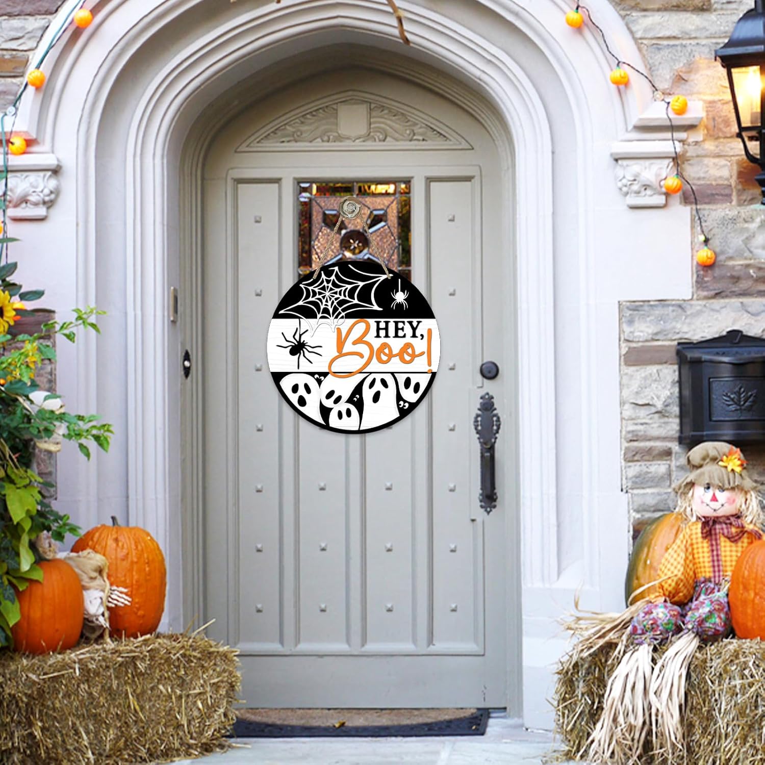 Deroro Halloween Ghost Door Sign Decor