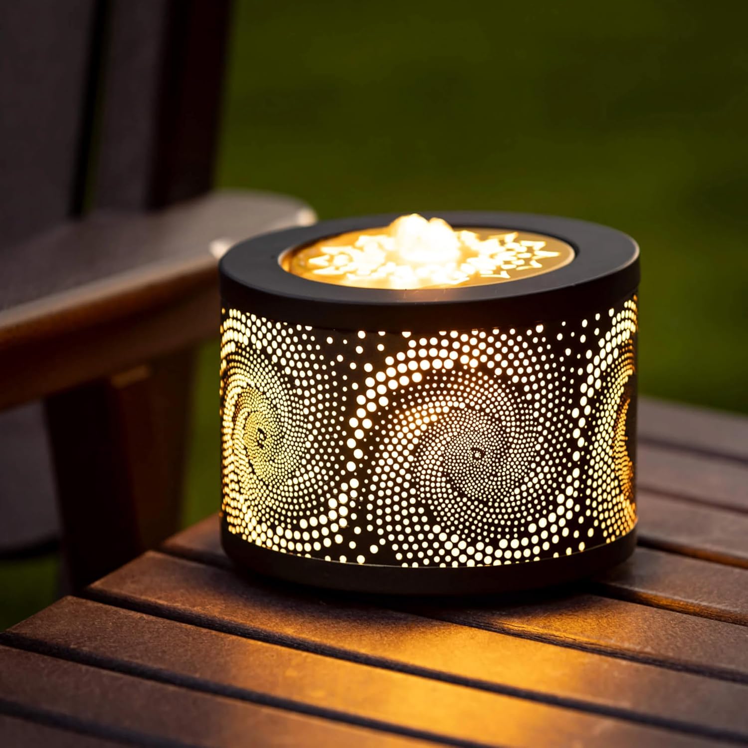 Sullivans Swirling LED Tabletop Fountain