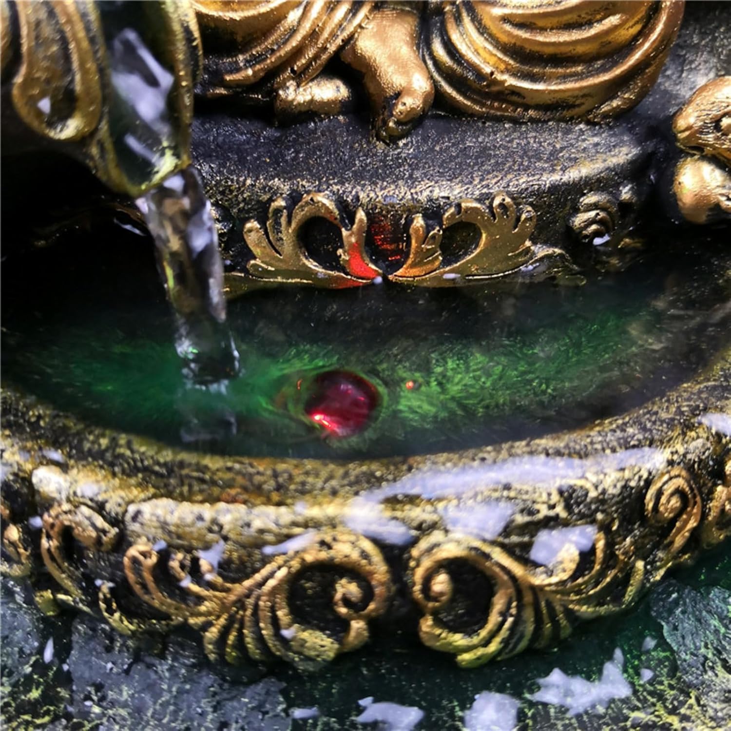 Ganesh Water Fountain with LED Lights