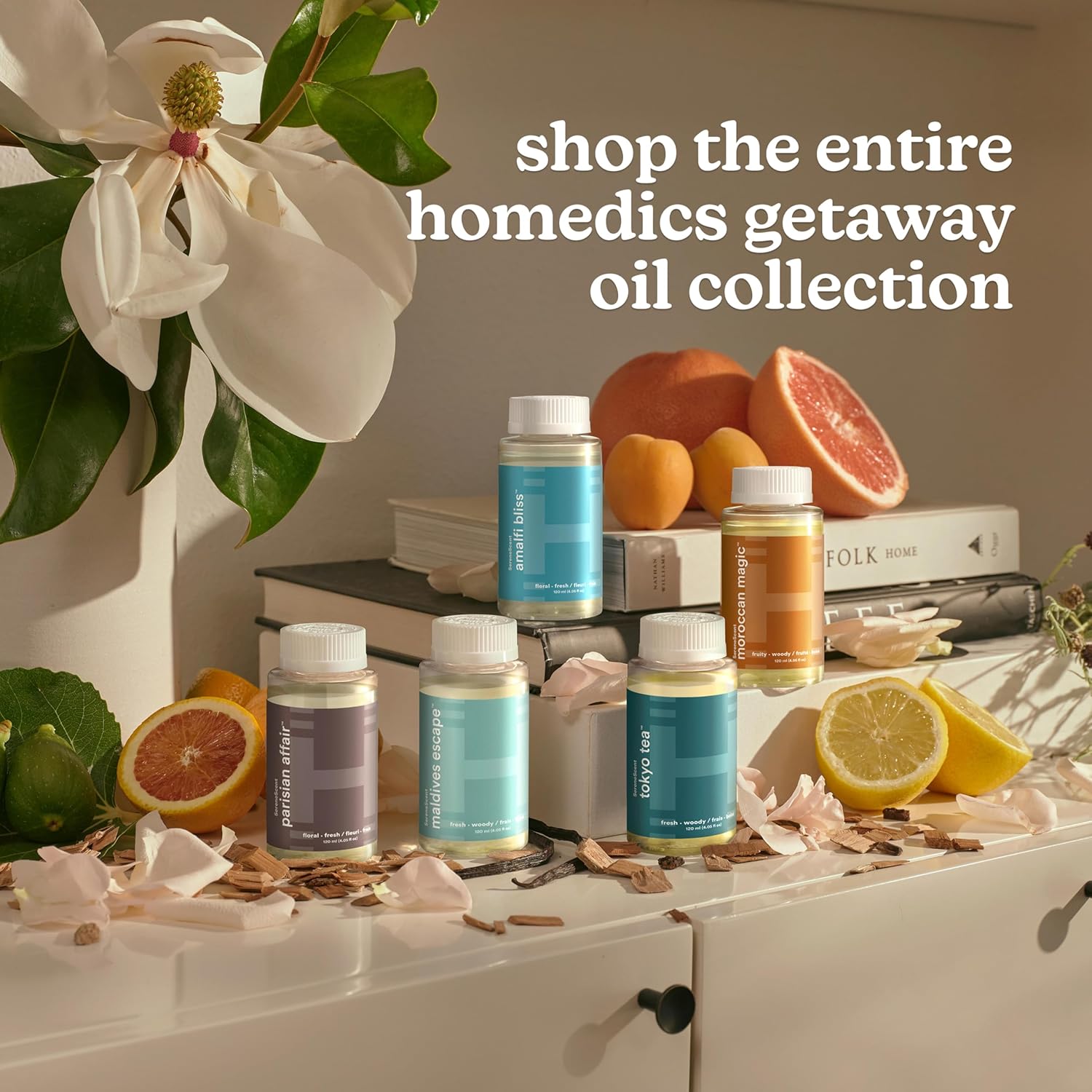 HoMedics SereneScent Tokyo Tea Fragrance Oil 120ml