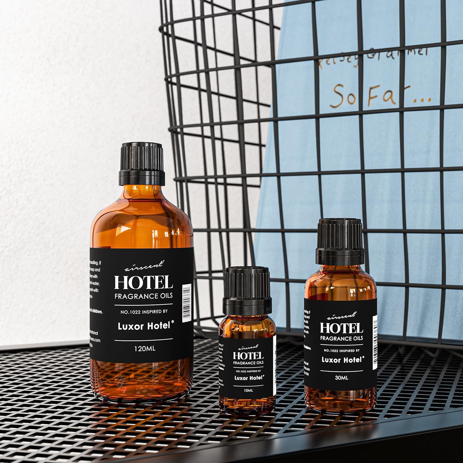 Air-Scent Hotel Diffuser Oil Inspired by The Luxor - 30 mL Glass Bottle with Dropper