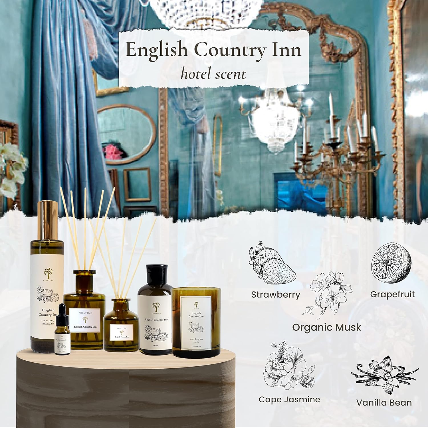PRISTINE English Country Inn Inspired by Ritz Carlton Room Spray