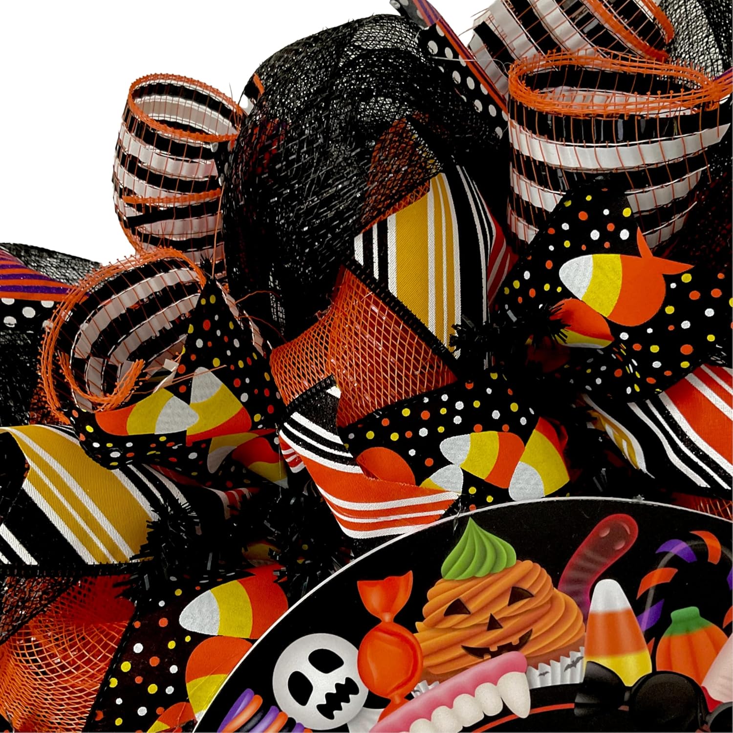 Trick Or Treat Halloween Wreath 24 or 28 Inch