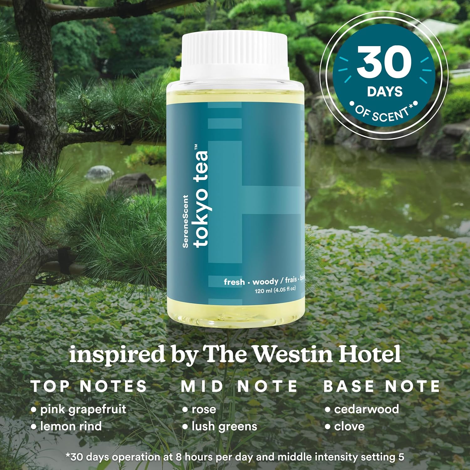 HoMedics SereneScent Tokyo Tea Fragrance Oil 120ml