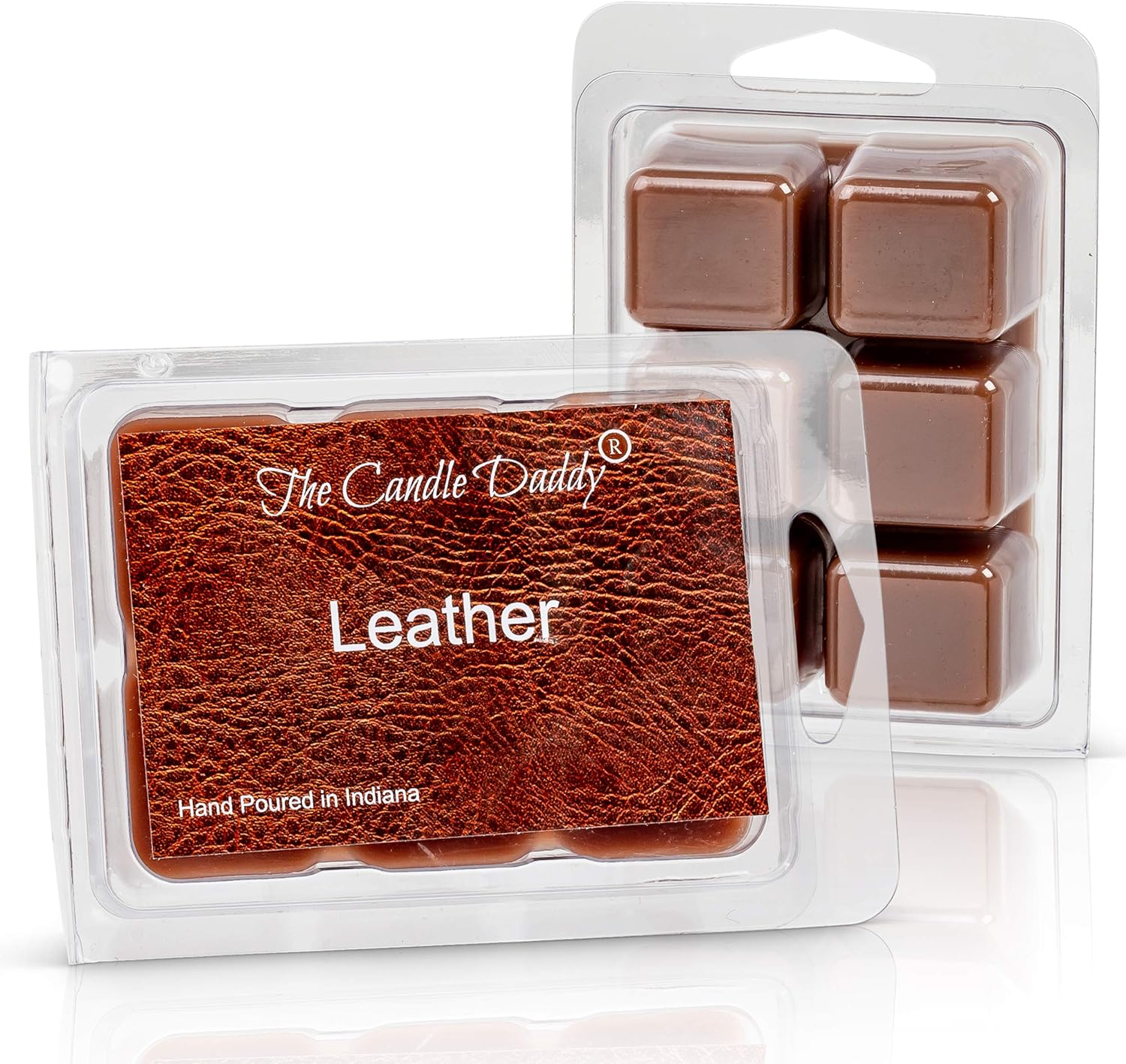 Leather Scented Wax Cubes - 5 Packs - 30 Cubes Total