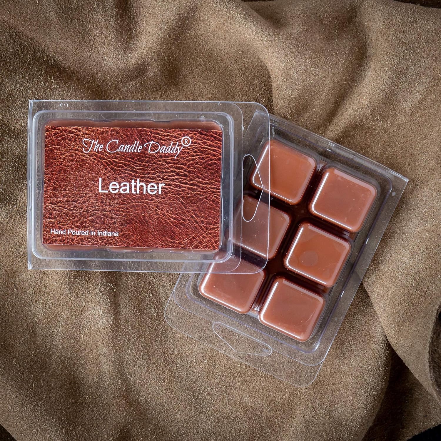 Leather Scented Wax Cubes - 5 Packs - 30 Cubes Total